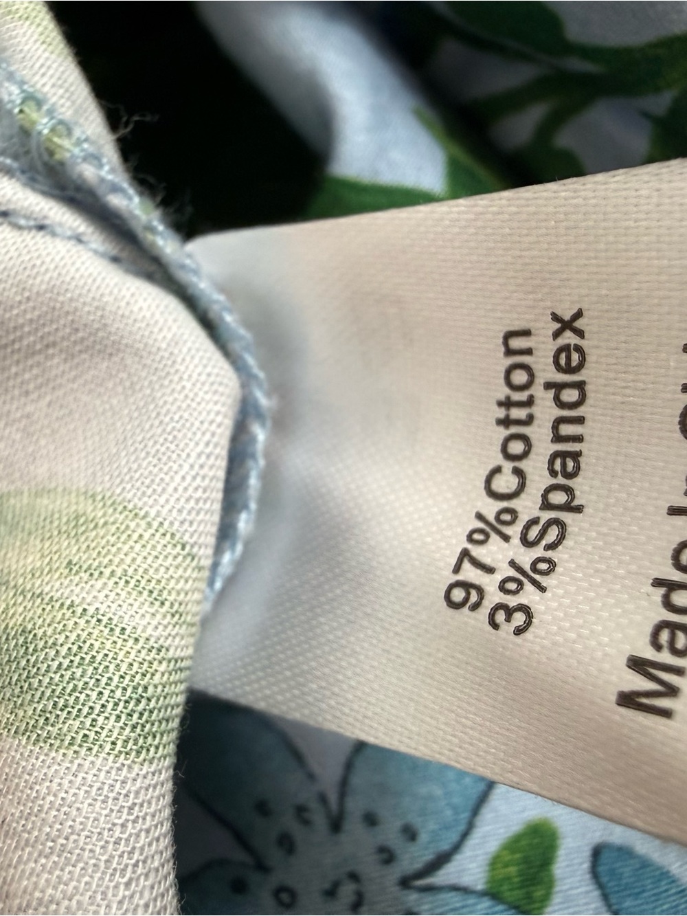 NWT Tuckernuck willow pop over Green and White botanical Print Tunic size XL - Picture 15 of 15